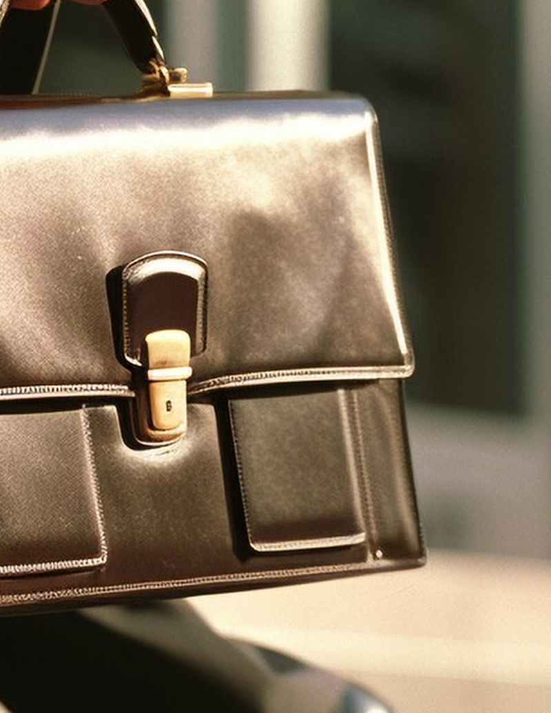 Carbon Leather Briefcase-thumbnail