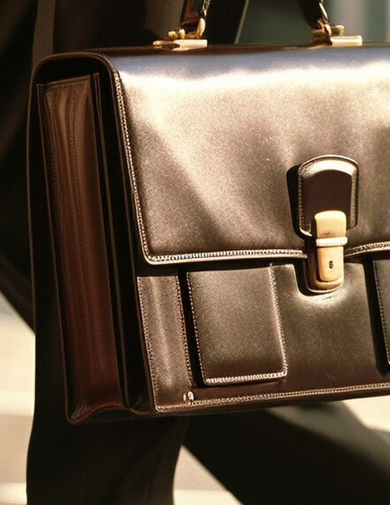 Carbon Leather Briefcase-thumbnail