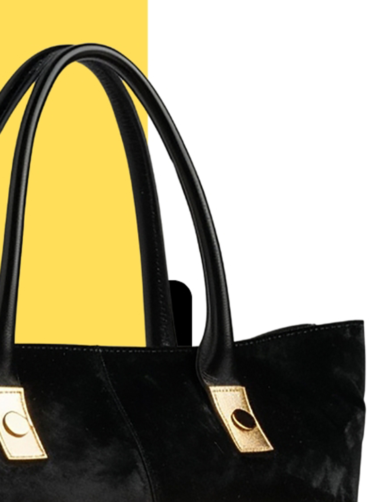 Gilded Velvet Tote-thumbnail