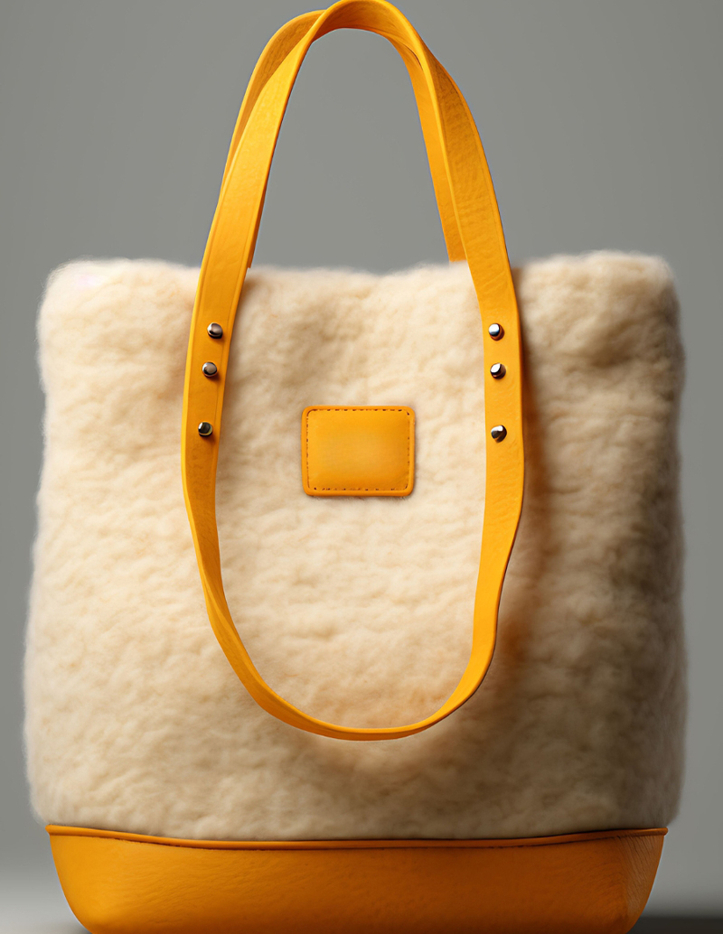 Cream Shearling Shopper-img