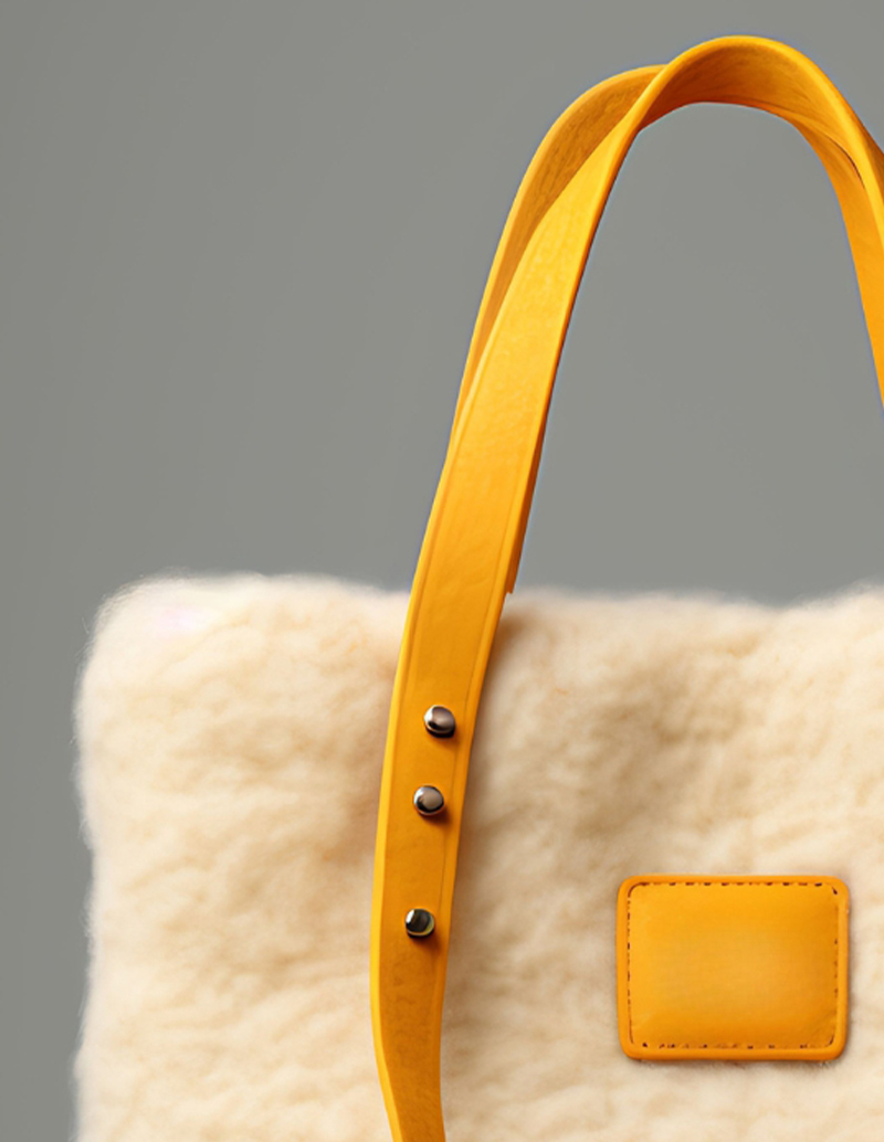 Cream Shearling Shopper-thumbnail