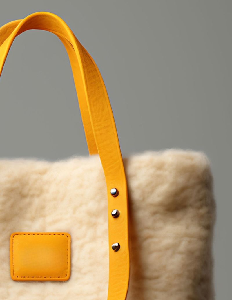 Cream Shearling Shopper-thumbnail