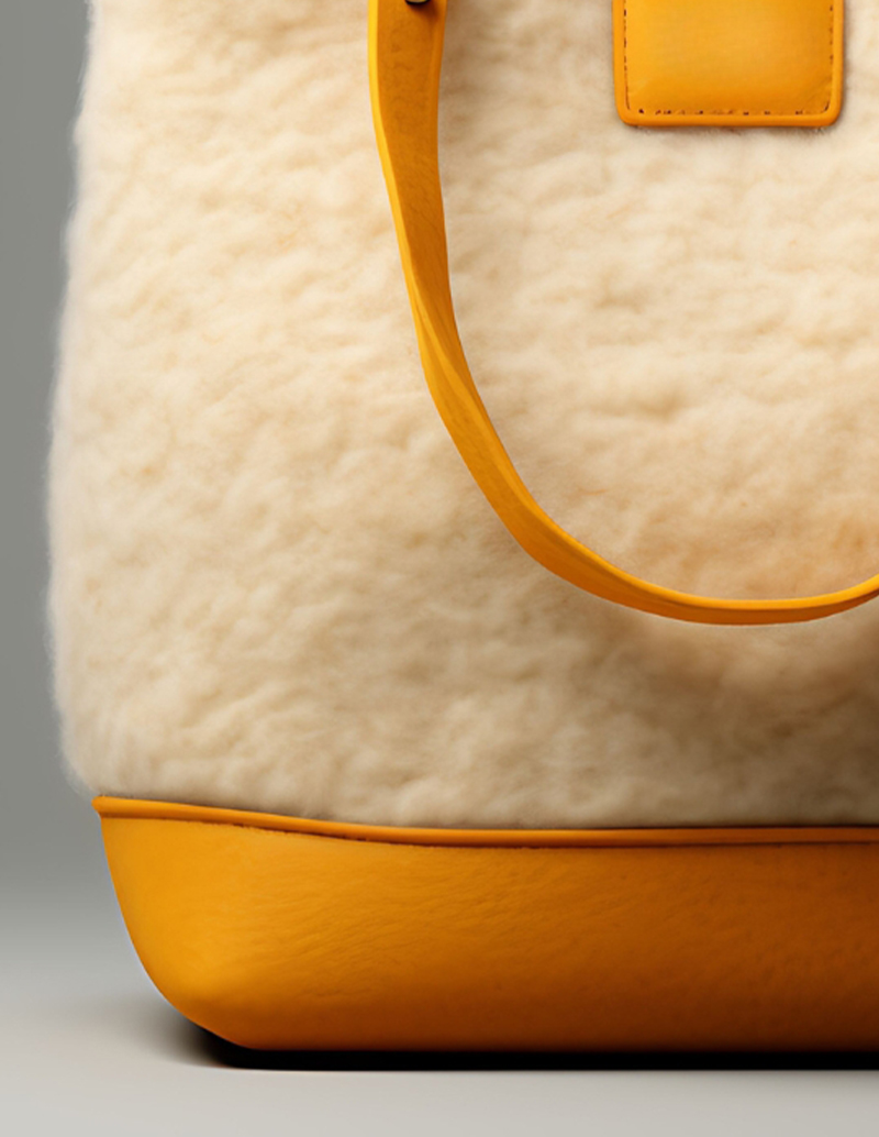 Cream Shearling Shopper-thumbnail