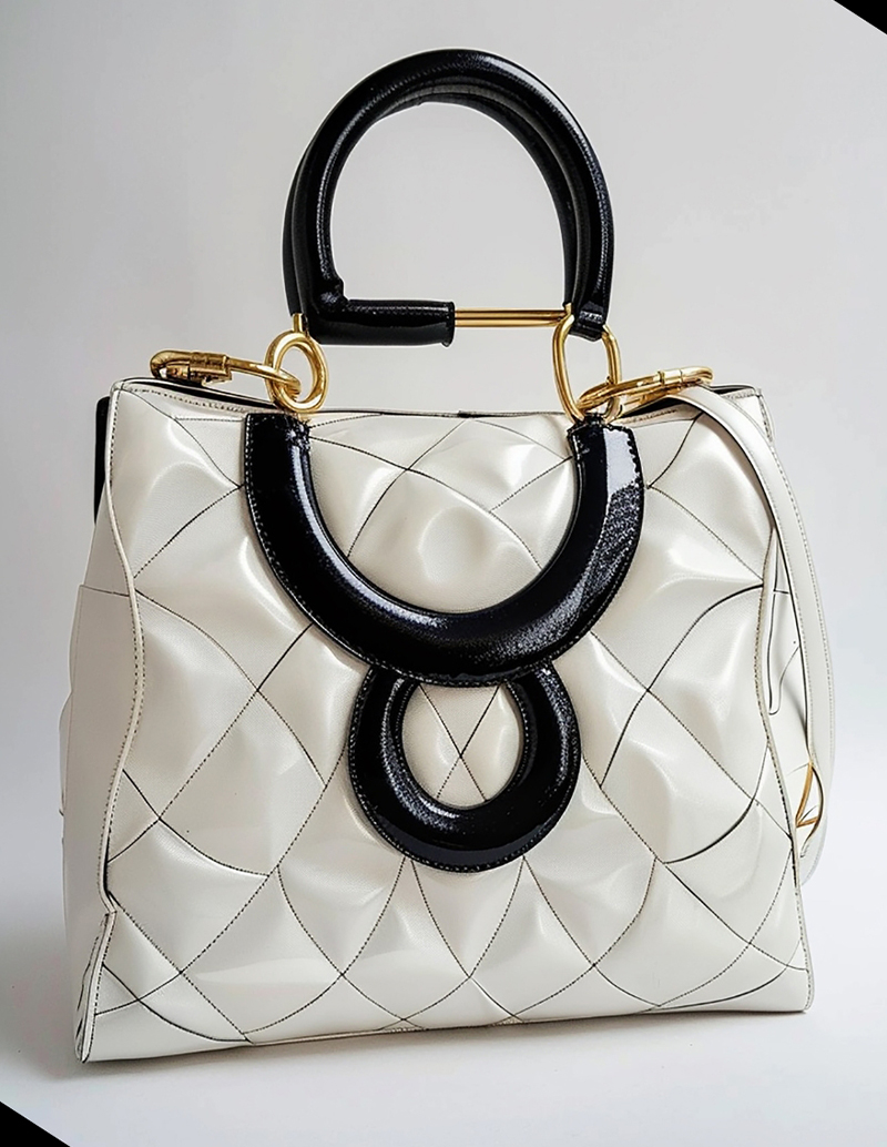 Quilted Monochrome Carryall-img