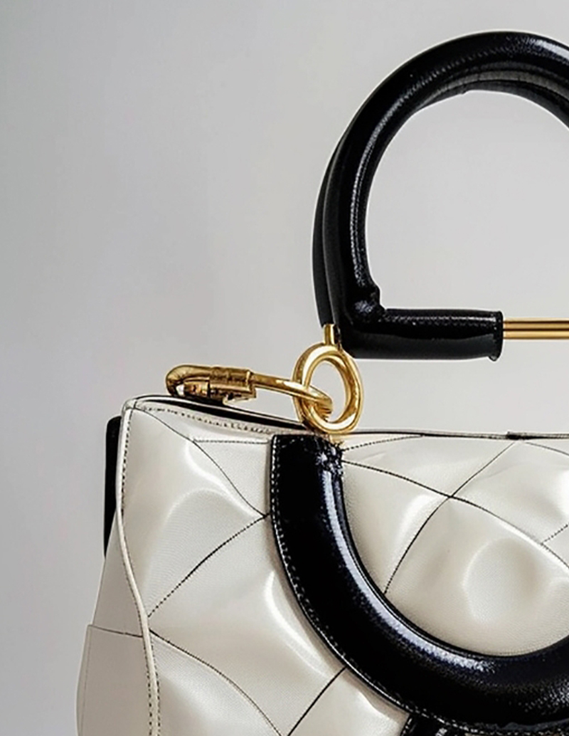 Quilted Monochrome Carryall-thumbnail