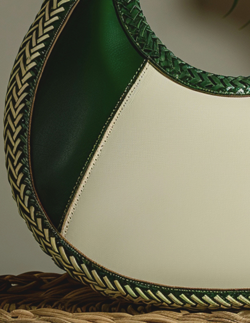 Emerald Woven Crescent-thumbnail