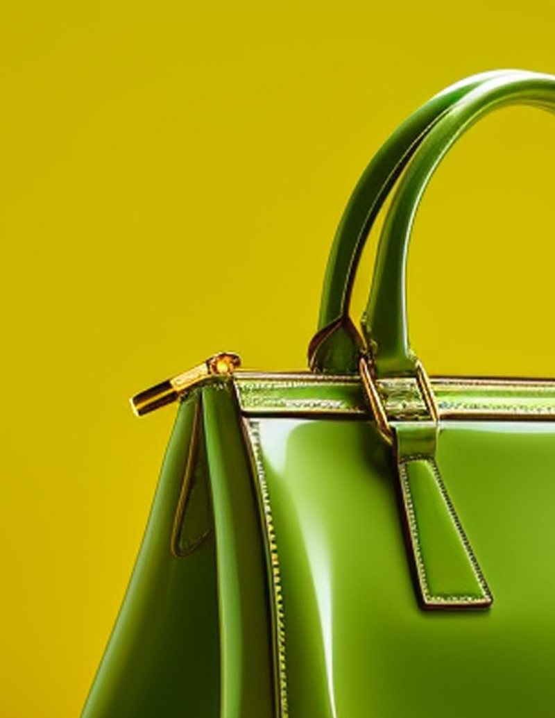 Glossy Lime Handbag-thumbnail